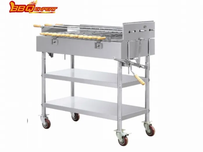 Prabangus virtuvės elektrinis kepsninės kepsninė „Crypus“ nerūdijančio plieno kepsninė skirta ant grotelių