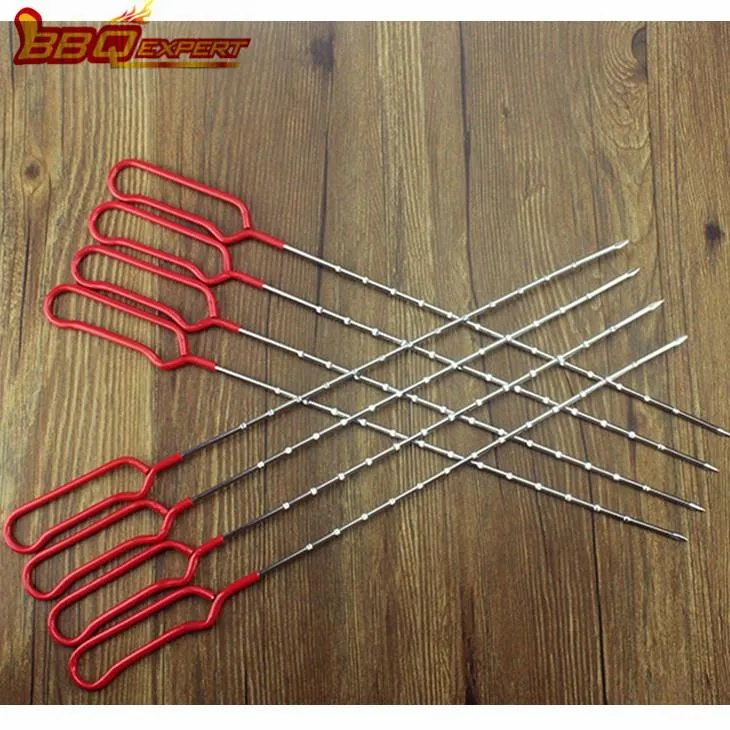 Specialios bendro dizaino kebabo lazdelės, skirtos BBQ griliui